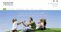 Desktop Screenshot of blackstonechiropractic.com